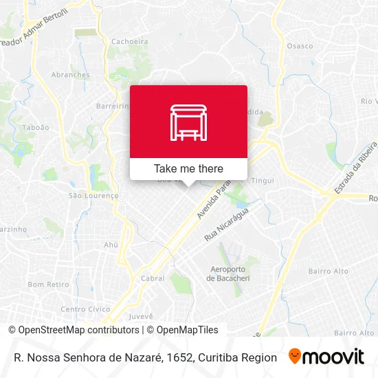 R. Nossa Senhora de Nazaré, 1652 map