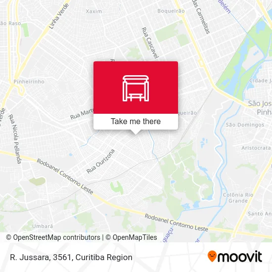 R. Jussara, 3561 map