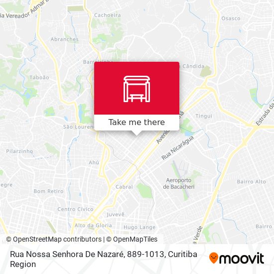 Rua Nossa Senhora De Nazaré, 889-1013 map