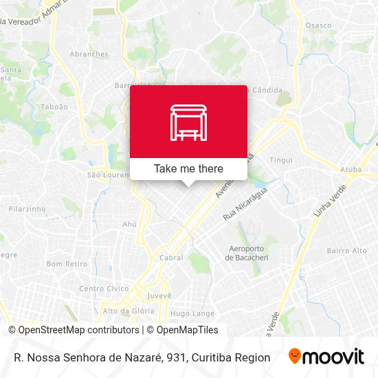 R. Nossa Senhora de Nazaré, 931 map
