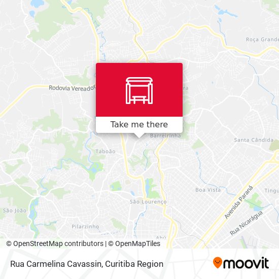 Rua Carmelina Cavassin map