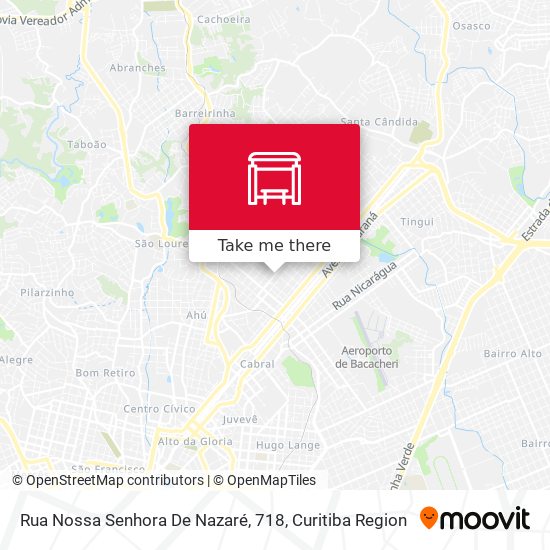 Rua Nossa Senhora De Nazaré, 718 map