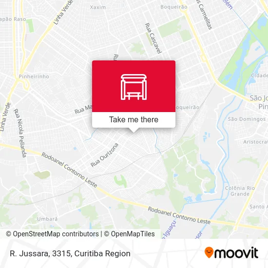 R. Jussara, 3315 map