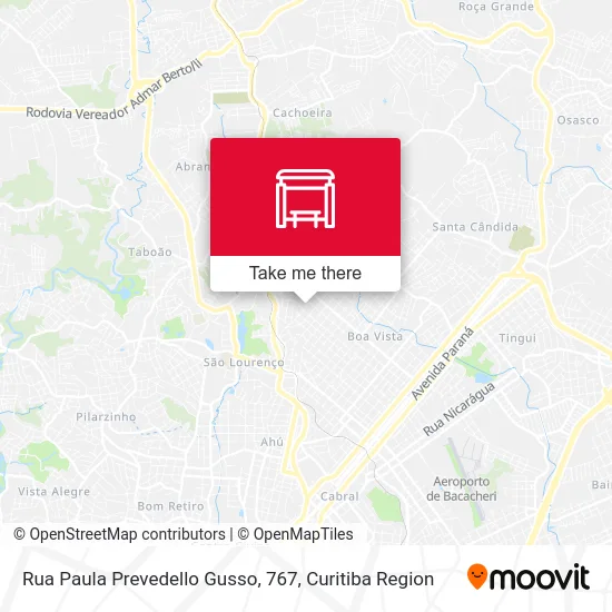 Rua Paula Prevedello Gusso, 767 map