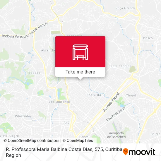 R. Professora Maria Balbina Costa Dias, 575 map