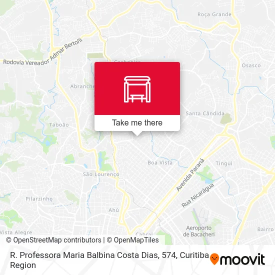 R. Professora Maria Balbina Costa Dias, 574 map