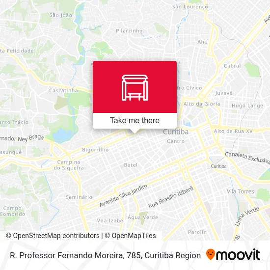 R. Professor Fernando Moreira, 785 map