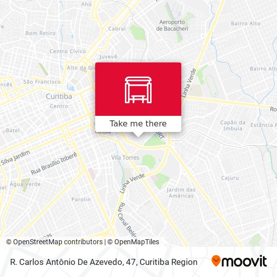 R. Carlos Antônio De Azevedo, 47 map