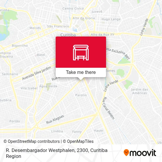 R. Desembargador Westphalen, 2300 map