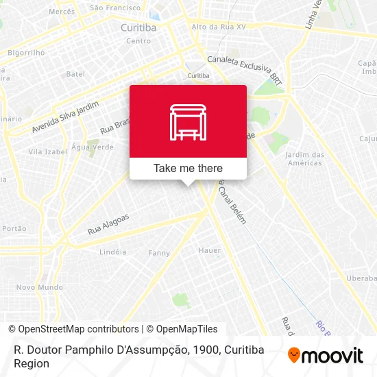 R. Doutor Pamphilo D'Assumpção, 1900 map