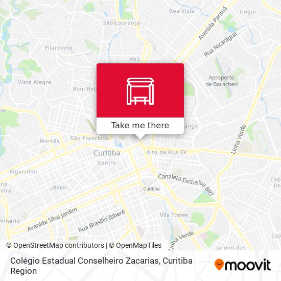 Colégio Estadual Conselheiro Zacarias map