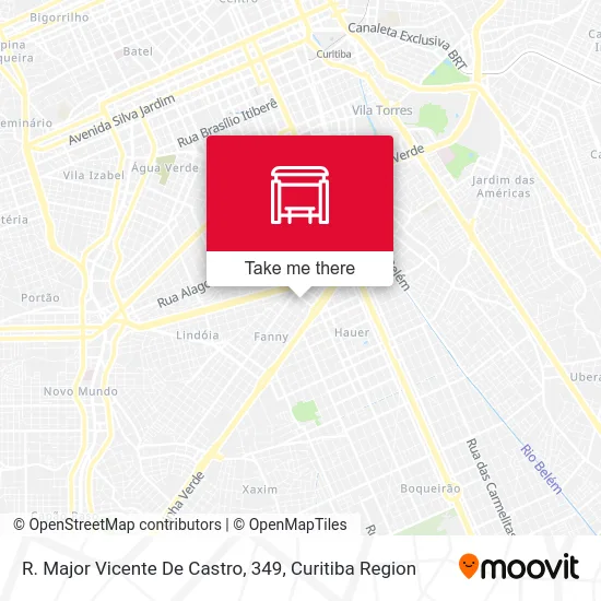 R. Major Vicente De Castro, 349 map