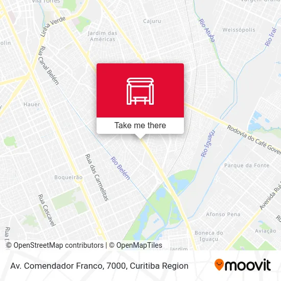 Av. Comendador Franco, 7000 map