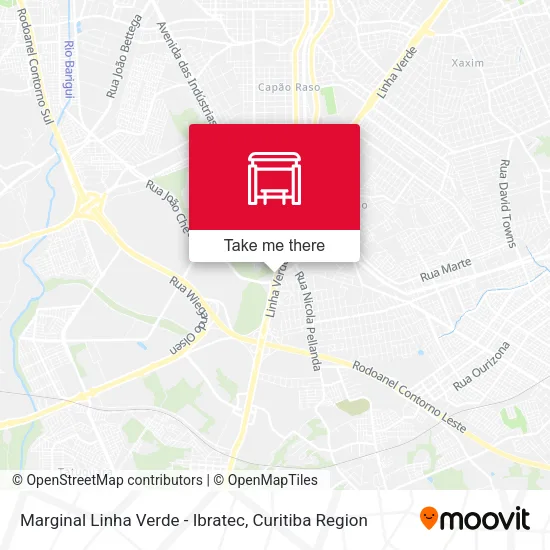 Mapa Marginal Linha Verde - Ibratec