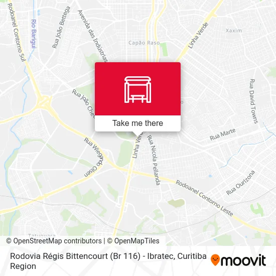 Rodovia Régis Bittencourt (Br 116)  - Ibratec map