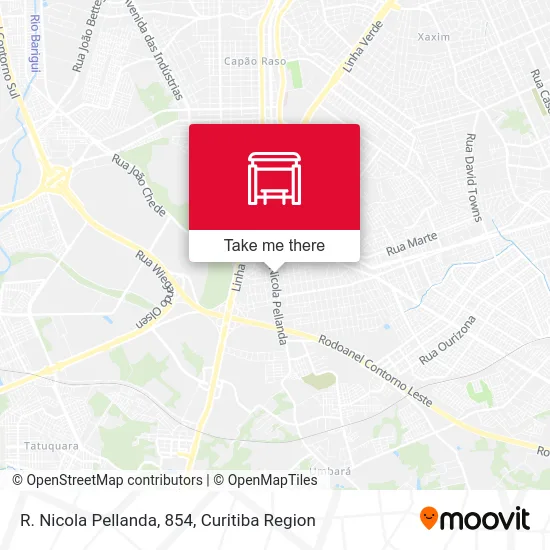 R. Nicola Pellanda, 854 map