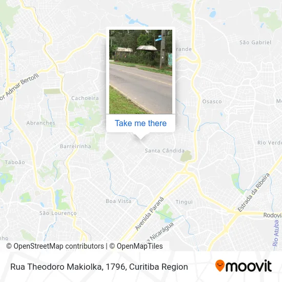 Rua Theodoro Makiolka, 1796 map