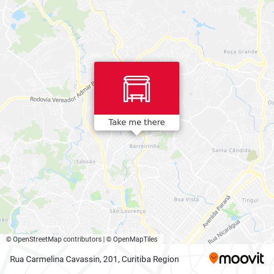 Rua Carmelina Cavassin, 201 map