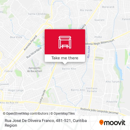 Rua José De Oliveira Franco, 481-521 map