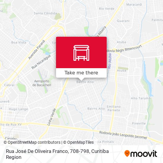 Rua José De Oliveira Franco, 708-798 map