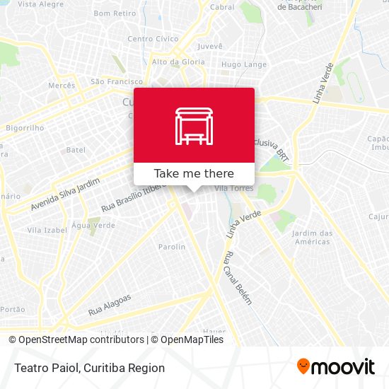 Mapa Teatro Paiol