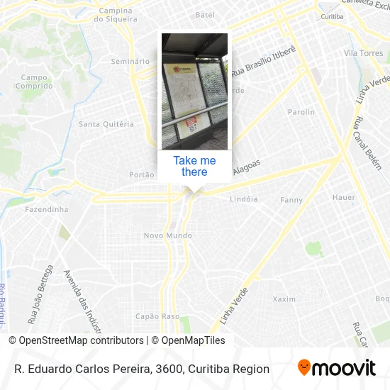 R. Eduardo Carlos Pereira, 3600 map