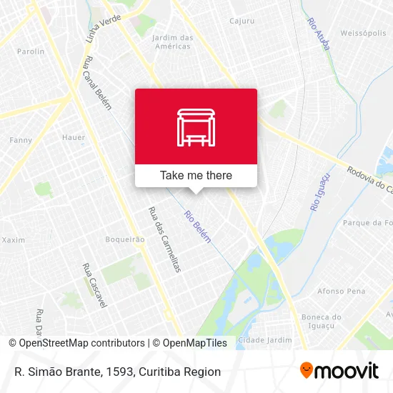 R. Simão Brante, 1593 map