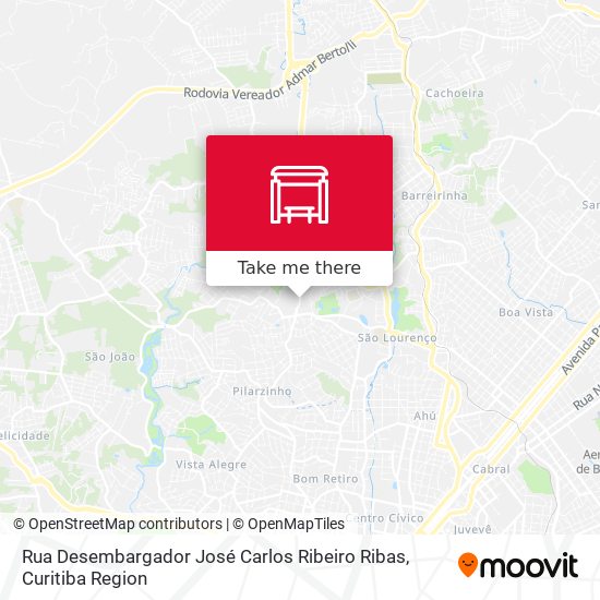 Rua Desembargador José Carlos Ribeiro Ribas map