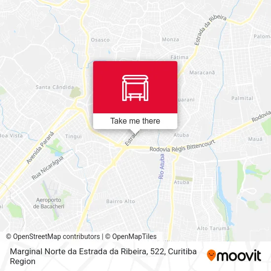 Marginal Norte da Estrada da Ribeira, 522 map