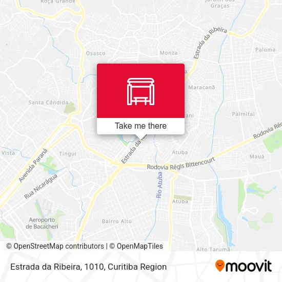 Estrada da Ribeira, 1010 map
