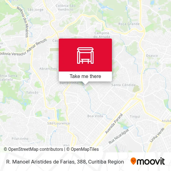 R. Manoel Aristídes de Farias, 388 map