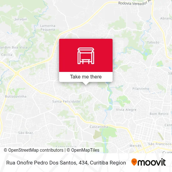 Rua Onofre Pedro Dos Santos, 434 map