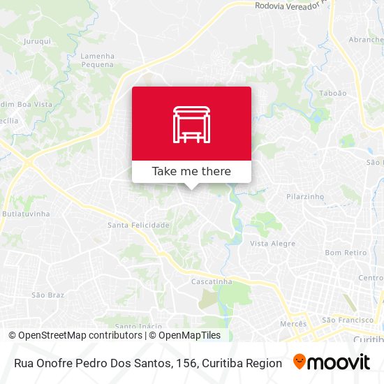 Rua Onofre Pedro Dos Santos, 156 map