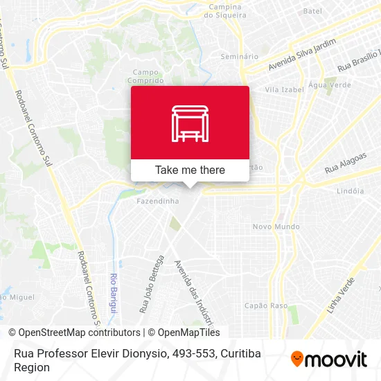 Rua Professor Elevir Dionysio, 493-553 map