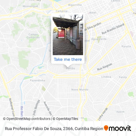 Rua Professor Fábio De Souza, 2366 map
