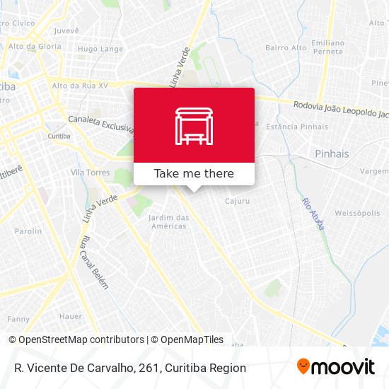 R. Vicente De Carvalho, 261 map