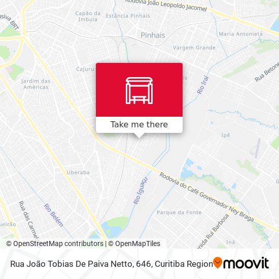 Mapa Rua João Tobias De Paiva Netto, 646