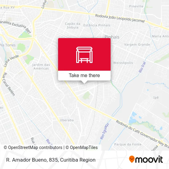 R. Amador Bueno, 835 map
