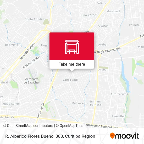 R. Alberico Flores Bueno, 883 map