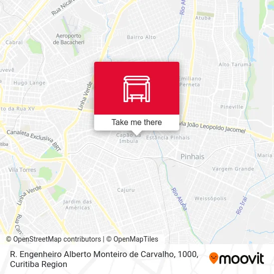 R. Engenheiro Alberto Monteiro de Carvalho, 1000 map