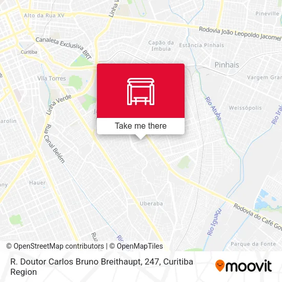 R. Doutor Carlos Bruno Breithaupt, 247 map