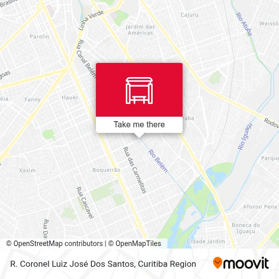 R. Coronel Luiz José Dos Santos map