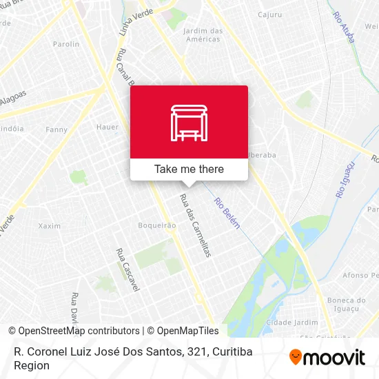 R. Coronel Luiz José Dos Santos, 321 map