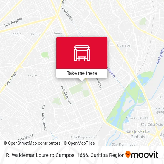 R. Waldemar Loureiro Campos, 1666 map