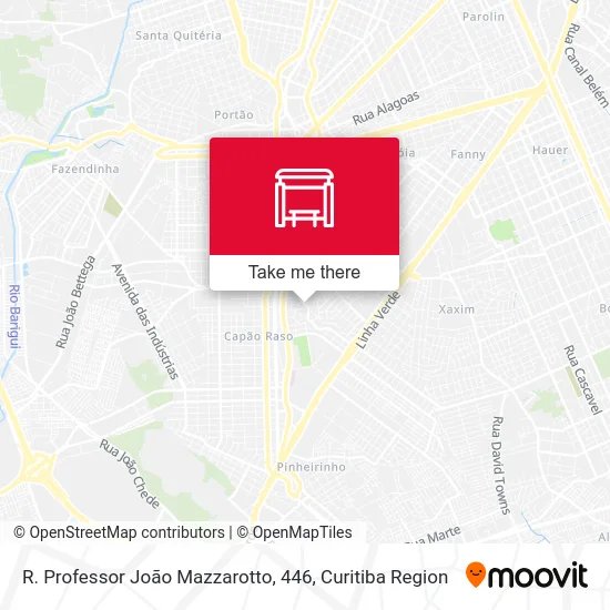 R. Professor João Mazzarotto, 446 map