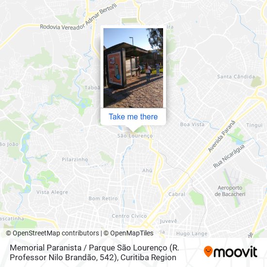 Memorial Paranista / Parque São Lourenço (R. Professor Nilo Brandão, 542) map