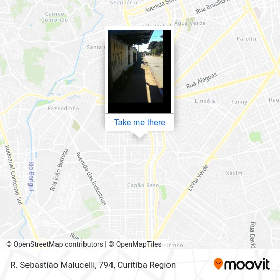 R. Sebastião Malucelli, 794 map