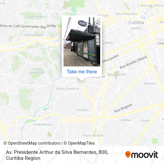Av. Presidente Arthur da Silva Bernardes, 800 map