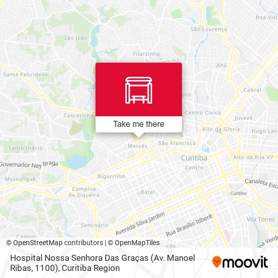 Hospital Nossa Senhora Das Graças (Av. Manoel Ribas, 1100) map