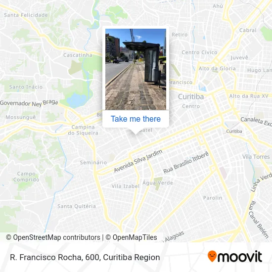 R. Francisco Rocha, 600 map